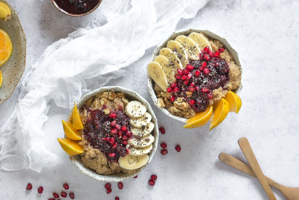 Terci de Quinoa cu Fructe de Pădure